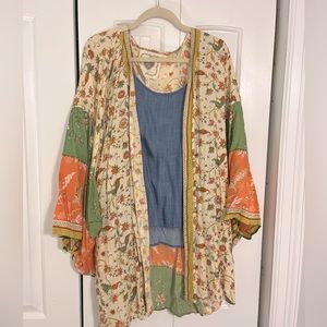 Favor the Kind Kimono & Denim Cami